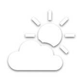 Icono sol y nube
